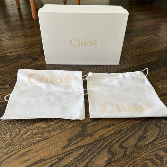 CHLOE "Harper" Suede Espadrilles 37 *Original Box + Dust Bags - Picture 10 of 13